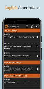 Screenshot EOBD Facile OBD 2 Car Scanner Mod APK