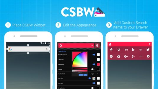 Screenshot Custom Search Bar Widget CSBW Mod APK