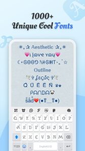 Screenshot Cool Fonts – Keyboard & Themes Mod APK