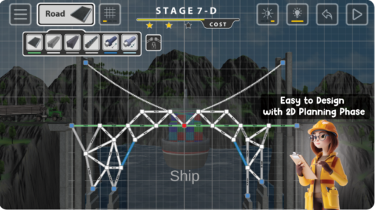 Screenshot PolyBridge Construction Mod APK