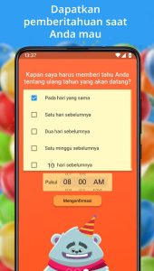 Screenshot Birthday Calendar Mod APK