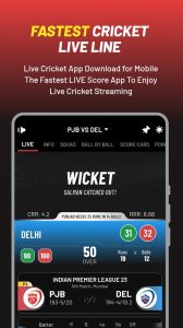 Screenshot Cricket Mazza 11 Live Line Mod APK