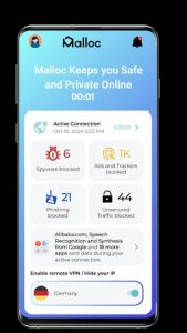 Screenshot Malloc Mobile Security & VPN Mod APK