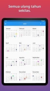 Screenshot Birthday Calendar Mod APK