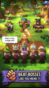 Screenshot Knights of Pen and Paper 3 Mod APK