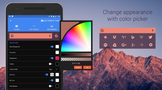Screenshot Custom Search Bar Widget CSBW Mod APK