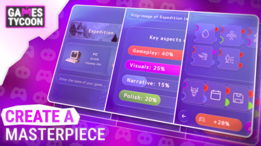 Screenshot Games Tycoon Pro Mod APK