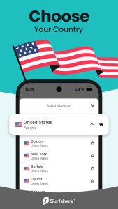 Screenshot Surfshark VPN Mod APK