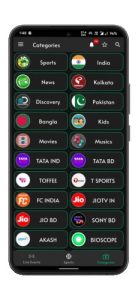 Screenshot CRICFy TV – Live TV & Sports Mod APK