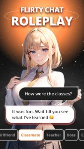 Screenshot AIBabe: AI Anime Girlfriend Mod APK