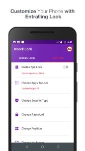 Screenshot Knock Lock Screen – Applock Mod APK