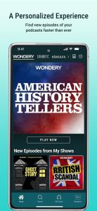 Screenshot Wondery: Must-Hear Podcasts Mod APK