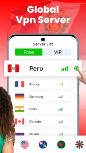 Screenshot Peru VPN: Get Peru IP Mod APK
