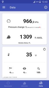 Screenshot Barometer & Altimeter Mod APK