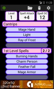 Screenshot Fifth Edition Character Sheet Mod APK