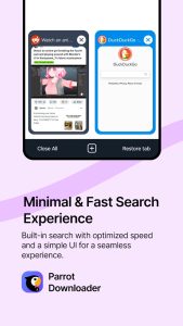Screenshot Parrot Downloader & Vid Player Mod APK