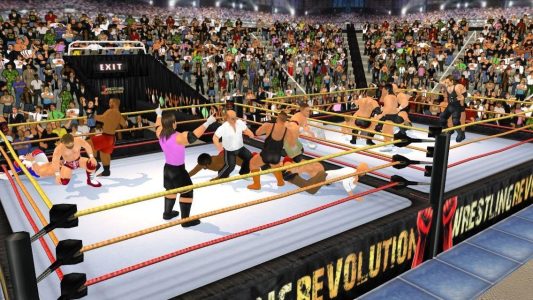 Screenshot Wrestling Revolution 3D Mod APK