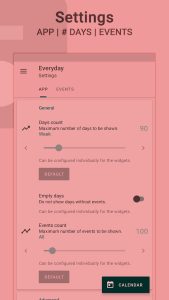 Screenshot Everyday: Calendar Widget Mod APK