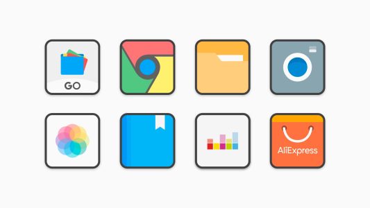 Screenshot Flat Square – Icon Pack Mod APK