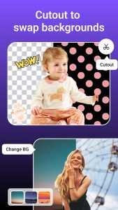 Screenshot PicsLeap– AI Photo Editor & Grid Mod APK