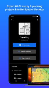Screenshot NetSpot WiFi Heat Map Analyzer Mod APK