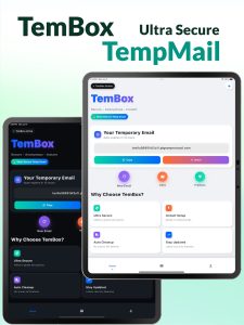 Screenshot Temp Mail: TemBox Mod APK