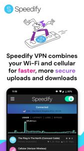 Screenshot Speedify Fast Bonding VPN Mod APK