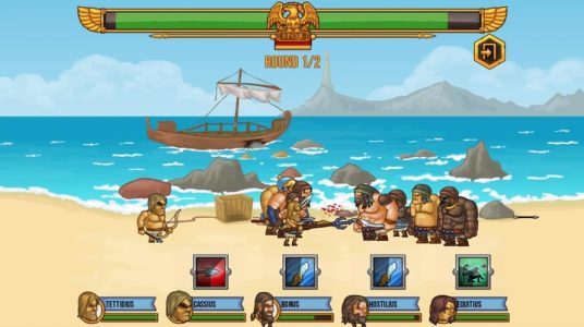 Screenshot Gods Of Arena Strategy Game Mod APK