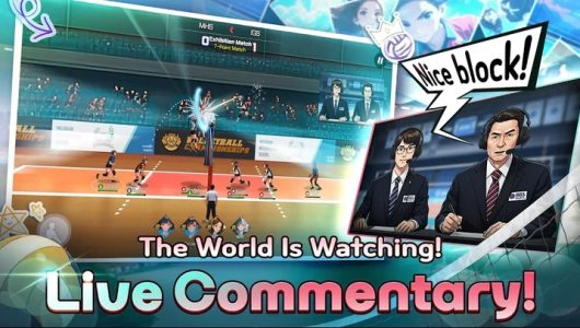 Screenshot Volley Girls: Volleyball SPIKE Mod APK