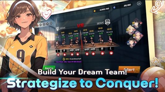 Screenshot Volley Girls: Volleyball SPIKE Mod APK