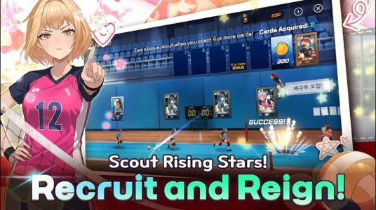 Screenshot Volley Girls: Volleyball SPIKE Mod APK