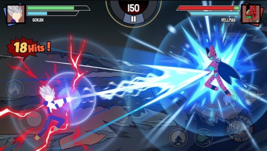 Screenshot Stickman Warriors Super Dragon Shadow Fight Mod APK
