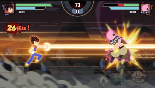 Screenshot Stickman Warriors Super Dragon Shadow Fight Mod APK