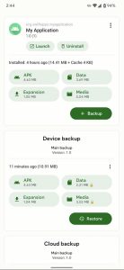 Screenshot Swift Backup Mod APK