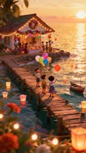 Screenshot Anna's Holiday Merge Mod APK