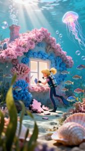 Screenshot Anna's Holiday Merge Mod APK