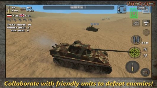 Screenshot Attack on Tank : World Warfare Mod APK