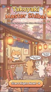 Screenshot Takoyaki Shiba: Cooking Tycoon Mod APK