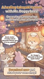 Screenshot Takoyaki Shiba: Cooking Tycoon Mod APK