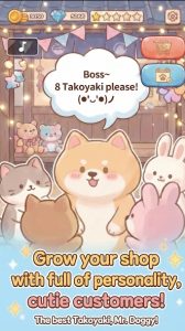 Screenshot Takoyaki Shiba: Cooking Tycoon Mod APK