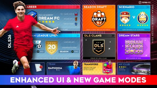 Screenshot Dream League Soccer 2026 Mod APK