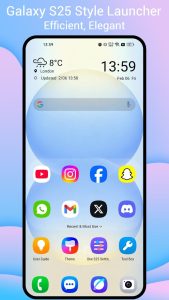 Screenshot One S25 Launcher Mod APK
