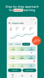 Screenshot English Irregular Verbs Mod APK