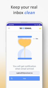 Screenshot 10 Minute Mail – Temp Mail Mod APK
