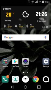 Screenshot Simple Weather & Clock Widget Mod APK