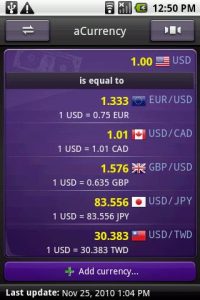 Screenshot aCurrency Pro (exchange rate) Mod APK