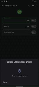 Screenshot KeePassDX Passkey Vault Mod APK
