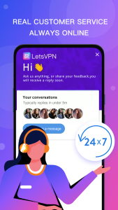 Screenshot LetsVPN Mod APK