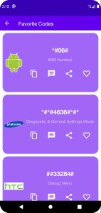 Screenshot Android Secret Codes Mod APK