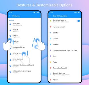 Screenshot One S25 Launcher Mod APK